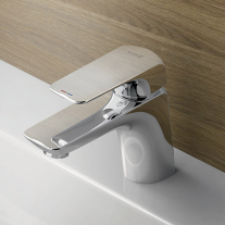 Baterie pentru lavoar, Kludi, Ameo, cu ventil cu tijă, crom